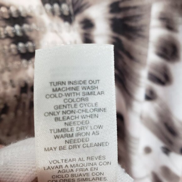 Chicos Zenergy Victoria Jacket Butterfly Pink Metallic Mesh est Size Large - Picture 9 of 10